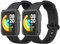 Oumida 2 Pièces Bracelet Compatible avec Xiaomi Mi Watch Lite/Redmi Watch, Sport Silicone Souple pour Xiaomi/Redmi, Noir+Noir