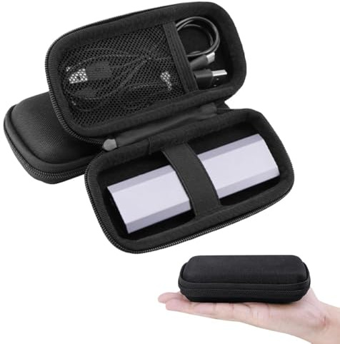 yotutun Hart Tragbare Schutzhülle Etui Tasche, Hartschalen-Tragetasche als Ersatz, Powerbank Case Hülle Tasche, Basics Schutzhülle für Anker Nano Powerbank, USB Kable, SD Karte(Nur Tasche)