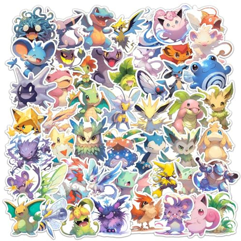 GTOTd Cute Cartoon Sticker Aufkleber (Größe 50 Stück) Kawaii Geschenke Merch für Laptop Wasserflasche Telefon Zubehör Auto Stoßstange Fenster Helm Dekor Teens