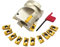 HunrichoPlanfräshalter, 50 mm, 50-22-4T, CNC-Planfräser, Schaftfräser, Schaftfräser mit APMT1604PDER -DP Schaft Planfräser Dorn BAP400R 50-22-4T (BAP400R 50-22-4T + APMT1604PDER gelb)