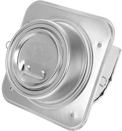 HOMSFOU Clapet Anti-retour Pour Hotte De Cuisine, Clapet De Fumée, Vanne D'arrêt, En Acier Inoxydable, Pour Hotte Aspirante, Compresseur D'air, Clapet Anti-retour, Fournitures Pour