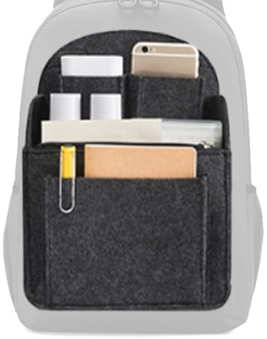 xowwyue Filz Rucksack Organizer Mit Mehreren Taschen - Taschenorganizer Backpack für Reisen, Wandern, Damen, Aufbewahrungstasche