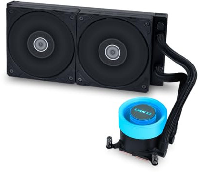 Galahad II Lite 240mm PBT Fans – High Performance, FDB Bearing Design, Customizable Pump ARGB Blockhead & Switchable Lid – 28mm PBT Fan, Support ARGB Side Light Strips for LGA 1700/AM5/AM4 (GA2L24PB)