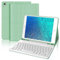 SENGBIRCH Teclado para iPad 6 Generación 9.7, Bluetooth Desmontable, Funda Teclado Español Ñ Magnética para iPad 6a Gen 2018/5a Gen 2017/Pro 9.7 2016/Air 2 2014 y Air 1 2013, Verde Claro