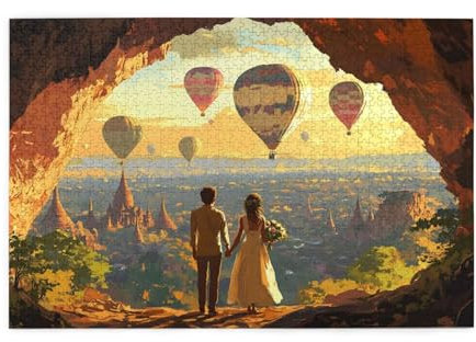 Türkei Puzzle 4000 Teile Erwachsene Paar, Puzzles mit Verpackung Box und Poster, Lustig Stress Abbauen Familien Unterhaltungsspiele für Raumdekoration, Kreative Geschenke für Männer/Frauen 1T-1265