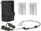 High Capacity Batteries (2 Units) + AC/DC Travel Charger Compatible with Casio Exilim EX-Z9 + Krusell Multidapt Neck Strap (Black Finish)
