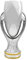 Housunzi Réplique du Trophée des Super Coupes d'europe Trophées du Championnat de Football Coupes de Fécompense en Résine Fans Cadeaux Souvenirs Maison Bureau Décorations Ornements,16cm