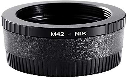 K&F Concept Updated M42 to Nik Adapter, Manual Lens Mount Adapter Compatible with M42 Mount Lens to Nikon/Nikon F Mount Camera Body