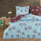Buymax® Bettwäsche 155x220%100 Baumwolle 2-Teilig Bettbezug - Bettwäsche-Sets 155 x 220cm mit 1 mal Kissenbezug 80x80cm, ÖKO-TEX Renforcé-Bettdeckenbezug Set mit Reißverschluss