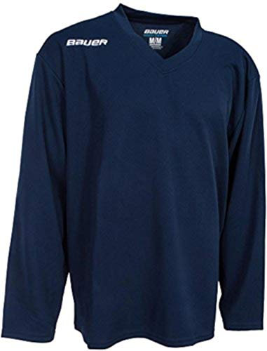 Bauer Flex Trainingstrikot Senior, Farbe:Navy, Größe:Goaliecut