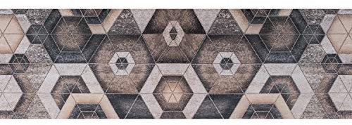 REDS Tappeto - Tappeto multiuso antiscivolo per ingresso, cucina, camera, bagno - Lavabile in lavatrice - 23-50 x 120