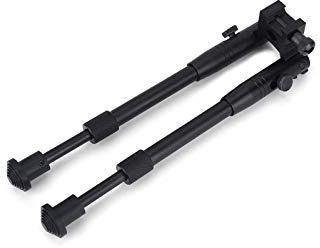 tongzhou Bipied de Fusil réglable-6 `` - 9 '' Support de Support pivotant pour bipied Tactique à Retour à Ressort réglable pour la Chasse au Fusil