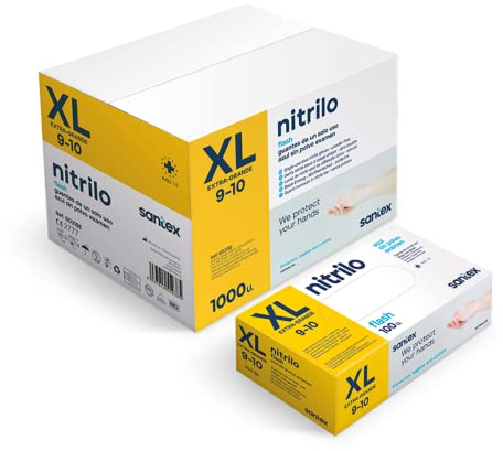 SANTEX 2000 INTERNACIONAL, S.L. Guante Nitrilo Azul S/polvo 100 Ud. T/xg Gd21be