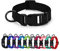 AUDWUD Dickes Nylonhalsband,klassisches verstellbares Hundehalsband in Mehreren Farben,geeignet für kleine,mittlere und große Hunde,4 Größen