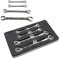 US PRO INDUSTRIAL 4pc Flare Nut Spanner Set Brake Fuel Pipe Wrench 9mm-15mm in Foam Tray