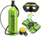 Kit de réservoir de plongée portable de 40 minutes, mini pompe de 2 L pour adulte avec étui rigide en aluminium et masque de plongée, pour exploration sous-marine, sauvetage d'urgence, 3 façons