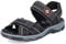 Rieker Damen Klassische Sandalen 68851, Frauen Sandalen,Sommerschuhe,Freizeitschuhe,offene Schuhe,Strandschuhe,schwarz (02),42 EU / 8 UK