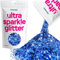 Hemway Ultra Sparkle Glitter - Sapphire Blue | 100g Multi Size Metallic Flakes for Resin & Epoxy Crafts | Supplies for Tumblers, Festival, Hair, Face, Body, Eye & Nail Art Decoration