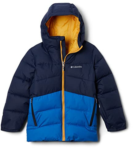 Columbia Boy's Arctic Blast Ski Jacket, Collegiate Navy, Bright Indigo, M