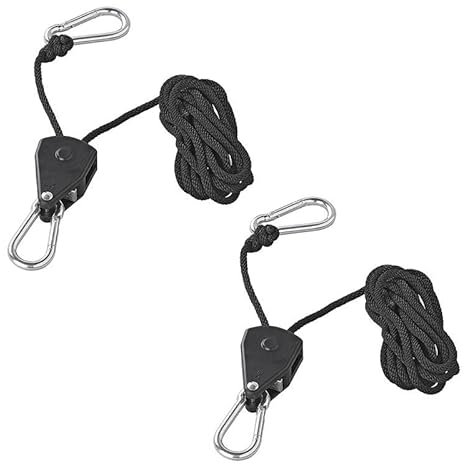 ProPlus Flaschenzug Ratsche und Seil Set von 2 Stück 68kg