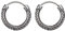 COPPERTIST.WU Snake Scale Earrings Brass Animal Earrings, Oxidised silver