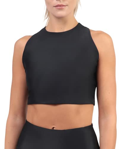 AVA Sport BH, Schwarz, Groesse M (44053), Damen Sports Top für Yoga, Laufen und Freizeit. Optimaler Bewegungsfreiheit. Aus hochwertigem, leichtem, nachhaltigem Material