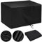 Abdeckung Gartenmöbel Winterfest Abdeckplane Gartenmöbel 86x86x36cm Wasserdicht Gartentisch Abdeckung Schutzhülle für Gartenmöbel Rechteckige Winddicht - Oxford Gewebe (86x86x36cm)