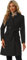 Allegra K Damen Elegant Mantel Stehkragen Vintage Gürtel Lang Wintermantel Schwarz L