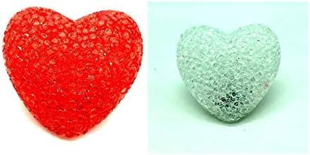 Luna24 simply great ideas... Herzleuchte mit Farbwechsel 2x in rot und weiß Kristalloptik, 17466