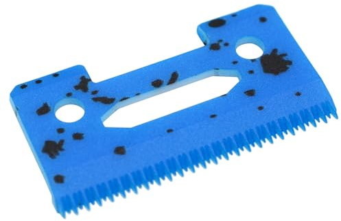 Lame de Rechange Réglable à Dents Décalées #2161 - Compatible avec Tondeuses à Cheveux Wahl 5 Star Series (avec/sans fil) : Magic Clip 8148 et Modèles Pleine Taille Standard (Bleu)