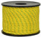 Corderie Italiane®, 006091295, Sagola per fucili da sub, anima in Dyneema® SK75 intrecciato, rivestimento in Poliestere Alta Tenacità prestirato, diametro 1,5 mm, 25 metri, Colore Giallo - Verde