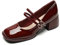 Donna con Tacco Basso E Grosso, Comode Scarpe Eleganti da Donna, Punta Quadrata, Scarpe Décolleté Chiuse
