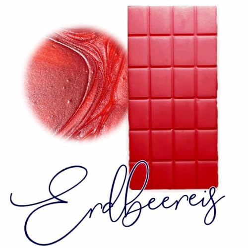 WonderWax Standard-Schokoladentafel L Erdbeereis Wachsmelt Duftwachs Raumduft für Duftlampen Soja Wachs Melts Duftmelt Aroma Wellnes Kerzen Wärmer Wax Tarts