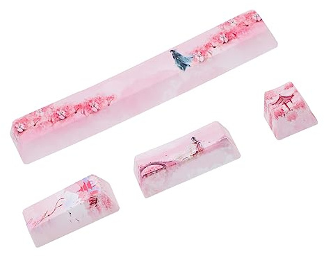 Gadpiparty 1satz Mechanische Tastaturkappen Teiliges OEM Höhenprofil Seitiger Sublimationsfarbe Ersatz Für Esc Leertaste DIY Key Caps Für Gaming Tastaturen Stilvolles Design Langlebig Und
