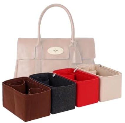 LinerLink Bag Organizer for Mulberry Bayswater Handbag(36L x 26.5H x 16.5D cm)(Black, Style C)