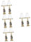 TOYANDONA 8 STK Puppenstuben-Tischlampe Tiny House Stehlampe Mini-Schreibtischlampenmodell Stehlampen ofendichtung lampenschirm stehlampe Nachttischlampen Miniatur-Nachttischlampe Mini-Lampe
