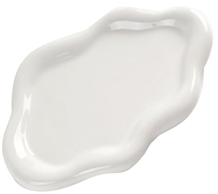 ARJDXDP Ceramic Jewellery Dish Trinket Dish, Cloud Shape Tray Jewellery Dish Small Key Tray for Mother's Day/Christmas/Thanksgiving/Birthday Gift(White)
