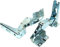 DOOR HINGE PAIR FOR BUILT IN INTEGRATED REFRIGERATION APPLIANCES COMPATIBLE WITH BOSCH NEFF