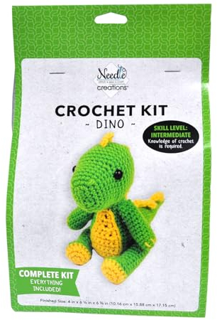 Generic Needle Creations Dino Häkelset