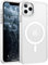GaoBao Strong Magnetic for iPhone 11 Pro Case, Slim Fit Phone Case iPhone 11 Pro [Compatible with MagSafe] Classic Shockproof Translucent Matte Protective Phone Cover for iPhone 11 Pro 5.8, White