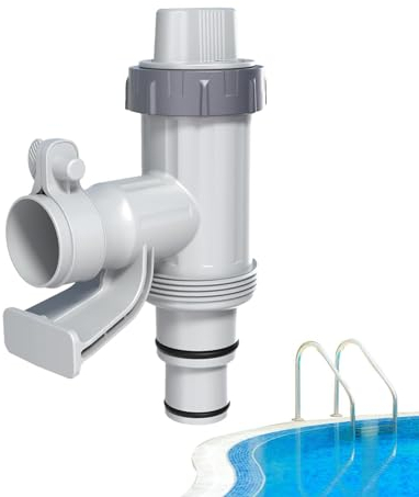 Válvulas De Émbolo Para Piscinas | Válvula De Émbolo Plus Con Adaptador Para Manguera De Piscina Y Soporte Para Tubería De Piscina | Piezas De Repuesto Para Piscinas Accesorios Para Piscinas Elevadas