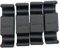 4 Pieces Set CPU Liquid Coolers Tube Combs,Tube Combs for Tube Diameter Up to 11 mm（0.43in） for CORSAIR AIO Radiator Tubes Comb (20mm)