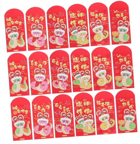 Tofficu 30pièces Enveloppes Printanières Chinoises Pour An Poches à Avec Designs Élégants Et Messages De