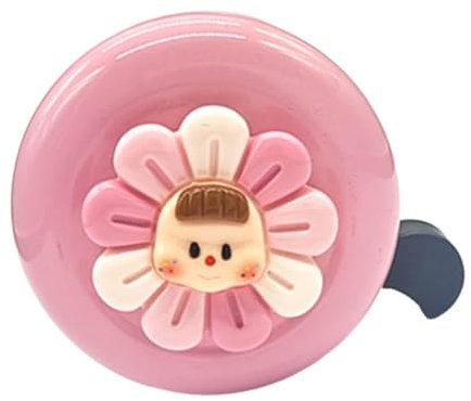 Milageto Campanello Elettrico per Bambini, Campanello con Suono, Parti per Campanello per Bici per Bambini per Monopattini Elettrici, Rosa