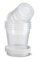ZiStarlilife 6 transparente Orchideen-Anzuchttöpfe mit Drainagelöchern, Pflanzgefäße Set mit Untersetzern, für Zimmerpflanzen, Blumen, afrikanische Veilchen, Wurzelüberwachung (11 cm)