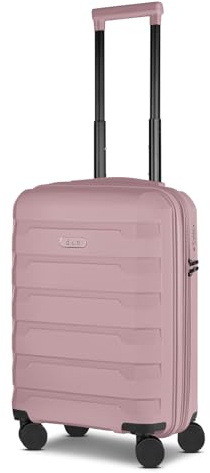 D & N Kabinen-Koffer für Damen und Herren | Kleiner Cabin-Trolley 35 x 23 x 55 cm aus hochwertigem, stoßfestem ABS Material | Erweiterbar & TSA Schloss| South Dakota Serie