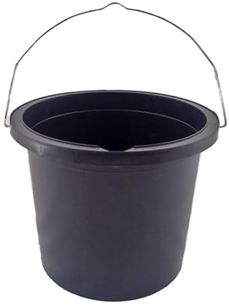 Plastic Paint Kettle – 1 Litre – Compact, Durable & Easy to Clean – Strong Metal Handle – Ideal for Painting, Mixing, Tool Carrying & Cleaning – Black – Suitable for Home, Workshop & Site Use