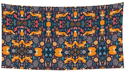 Eule Kaninchen Vögel Fuchs Party Banner Wand Banner Party Dekor Allerheiligen Halloween Wimpelkette Tür Banner
