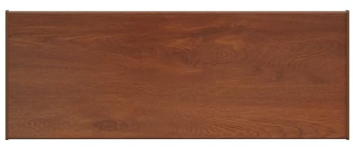 vidaXL Fensterbank Braunes Holz 100 x 35 x 4,5 cm PVC