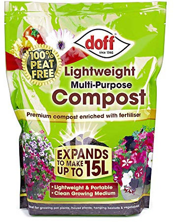 Doff Lightweight Multi Purpose Compost (expands to 15 Litres)